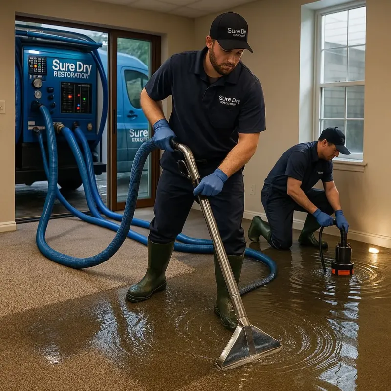 Water Extraction and Removal process in Gaston County, NC